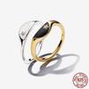 Princess Tiara 925 Silver Sparkling Butterfly Heart Rings For Women DIY Jewelry,Gift, Wedding