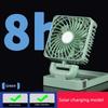 New Mini Fan Portable 5V Truck USB Universal Interface Dual-Head Solar-Powered Car Fan