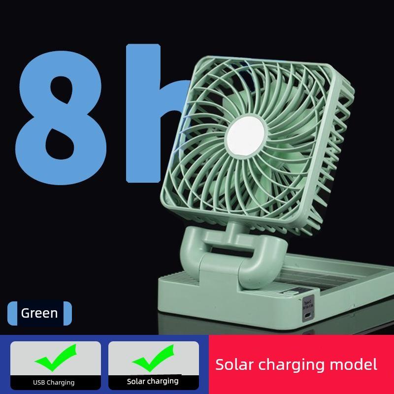 New Mini Fan Portable 5V Truck USB Universal Interface Dual-Head Solar-Powered Car Fan