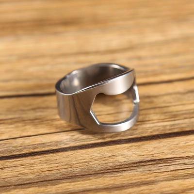 Titanium Colorfast Ring Online Celebrity Bottle Opener with High Value Personality Creative Portable Rings
