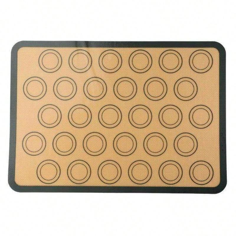 Macaron Silicone Baking Mat - Non-Stick Silicone Macaron Baking Sheet Pastry Cookie Lining one-size серый