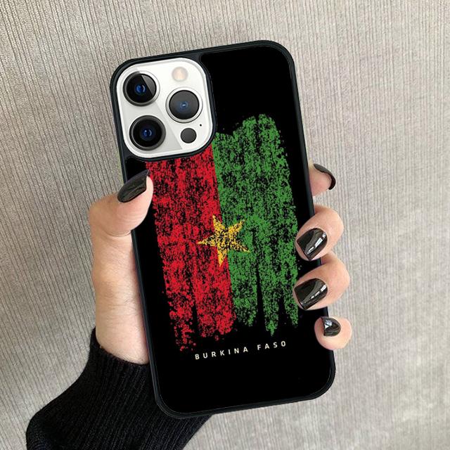 

Burkina Faso Flag Phone Case For iPhone 17 Air 16 pro max 15 14 plus 12 13 Soft Bumper Shell Cover coque iPhone 15pro