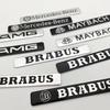 Car Sticker Aluminum Car Badge Rear Letter Emblem Trunk Accessories For Mercedes Benz AMG Brabus Maybach C E S GLE CLC Class W20