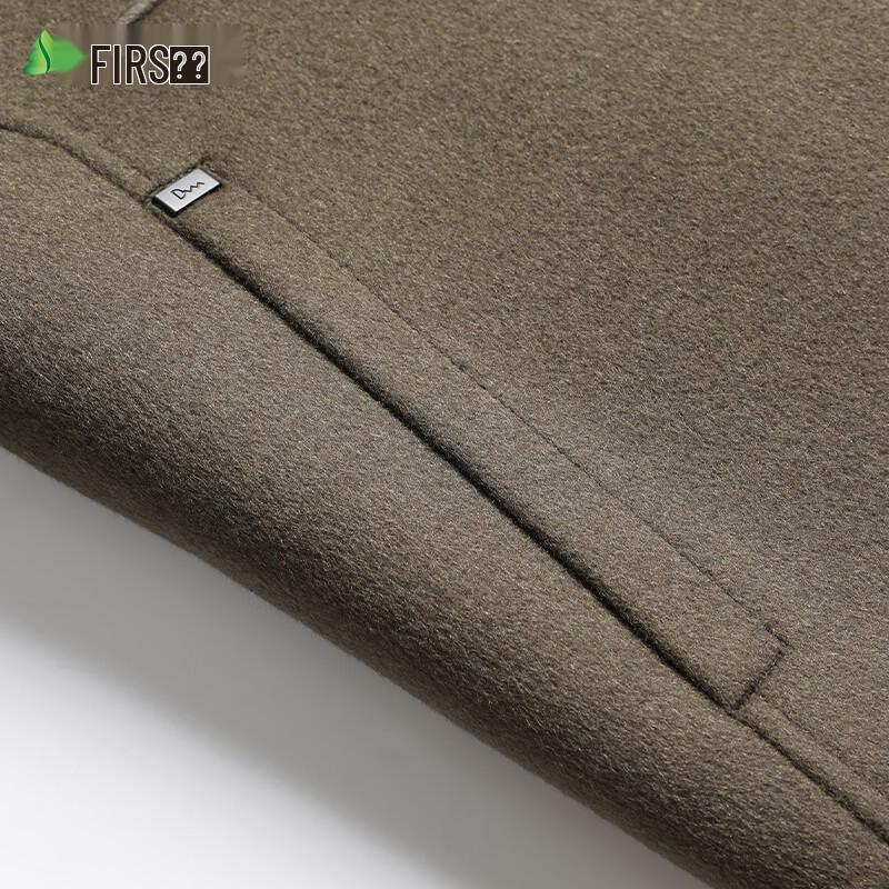 Shanshan Men's Business Casual Wool Jacket with Detachable Goose Down Liner