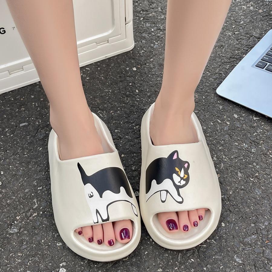 Women's slippers cartoon fashion couple sandals EVA 36-45
