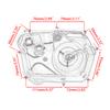 Motorcycle Right Side Clutch Cover Crankcase Covers For 50cc 70cc 90cc 110cc 125cc ATV Go Kart Dirt Bike Assembly Accessories