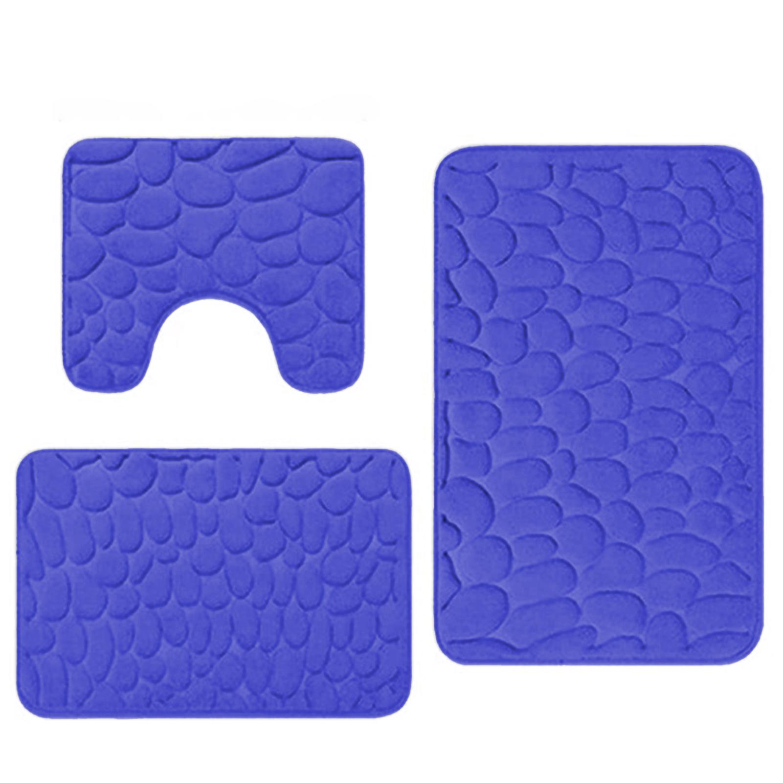 Ультрамягкий набор из 3-х ковриков для ванной из губки с эффектом памяти — фото 14