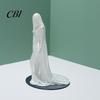 Veiled Goddess Sculpture 3D Printed Sculpture, Mysterious Female Figurine with Robe, Dark Gothic Style Desk Accessory Home Decor Statue for Bookshelf,