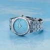 Maurice Lacroix AIKON Datum Himmelblau Quarz 35mm Metallarmband AI1106-SS002-450-1