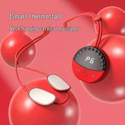 Rechargeable Neck & Shoulder Mini Massager with Microcurrent Pulse, Hot Compress, and Multi-Gear Setting.
