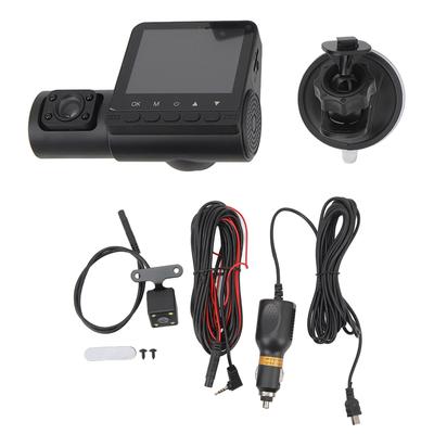 3 Channel Dash Cam 1080P Three Way Triple Car Camera Night Vision Loop Recording Driving Recorder