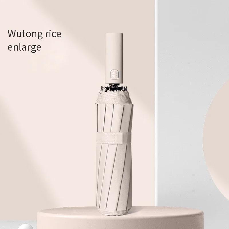 Большой 12-реберный прочный зонт — фото 8