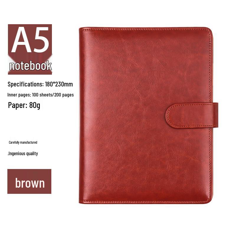 LingSheng A5 Loose-Leaf Notebook with Buckle
