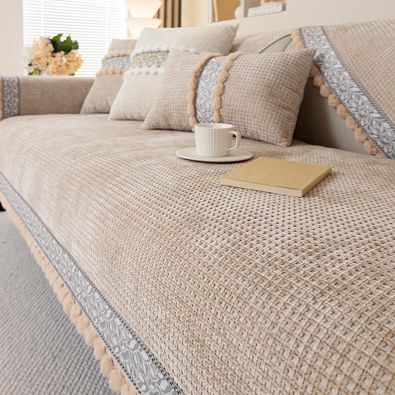 Sofa Cushion Is Universal In All Seasons, Dirt-Resistant And Non-Slip, Advanced Seat Cushion  New Sofa Cover Chenier Cover