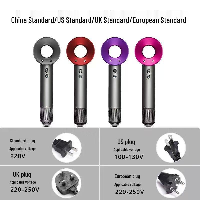 Huaqiangbei High-Speed Negative Ion Hair Dryer - Top Configuration, Constant Temperature Care, High Power Rose Red