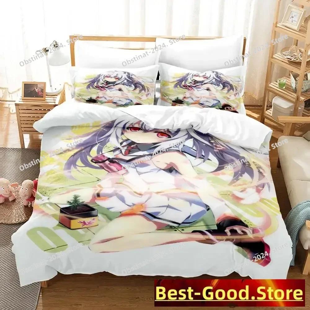 PLASTIC MEMORIES Bedding Set Printed Bed Set With Pillowcase Bed Duvet Cover Soft Single Double For Queen Super King Size