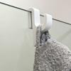 1-20pcs Shower Door Hooks Heavy Duty Waterproof Bathroom Hook Home Towels Clothes No Drill Installation Storage Organizer Holder