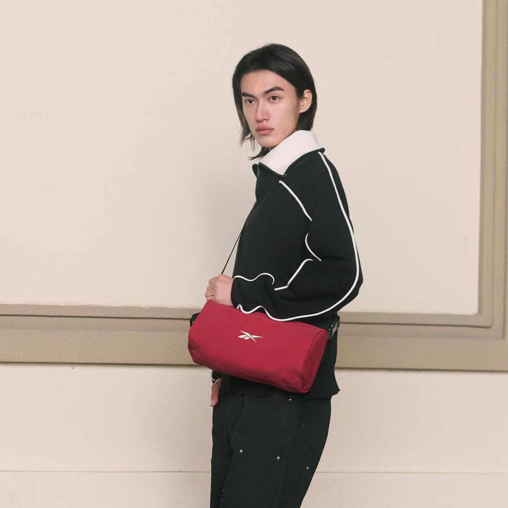 New Reebok Fabric Crossbody Bag Regular Unisex Gray Green/Black/Burgundy/Blue RB250005