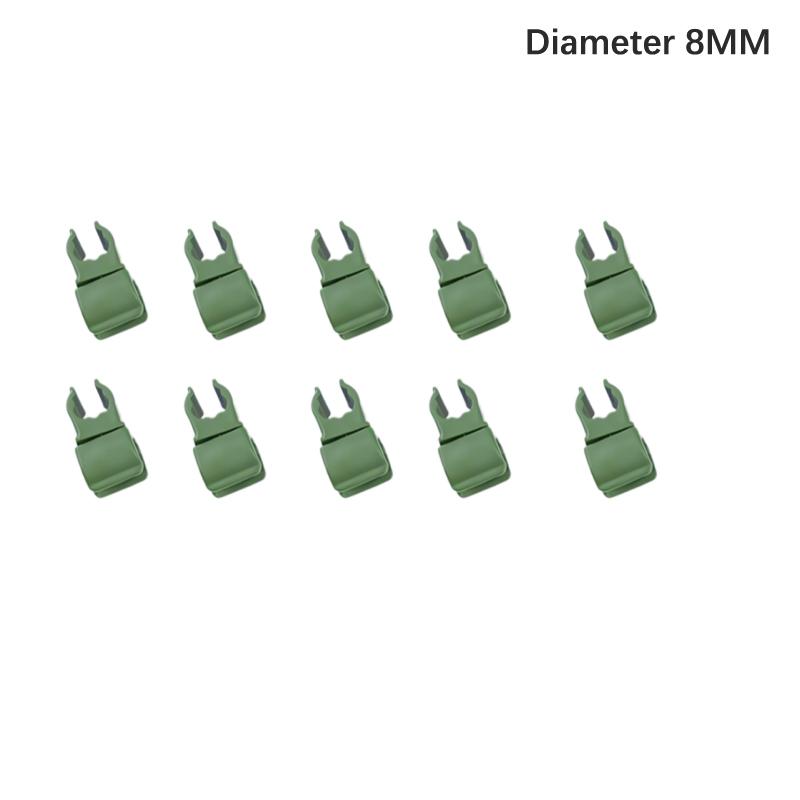 

10 шт. Поддержка растений Универсальные пластиковые зажимы Фиксированный соединитель Столбики 8/11/16 мм Диаметр Крепеж Регулируемые аксессуары