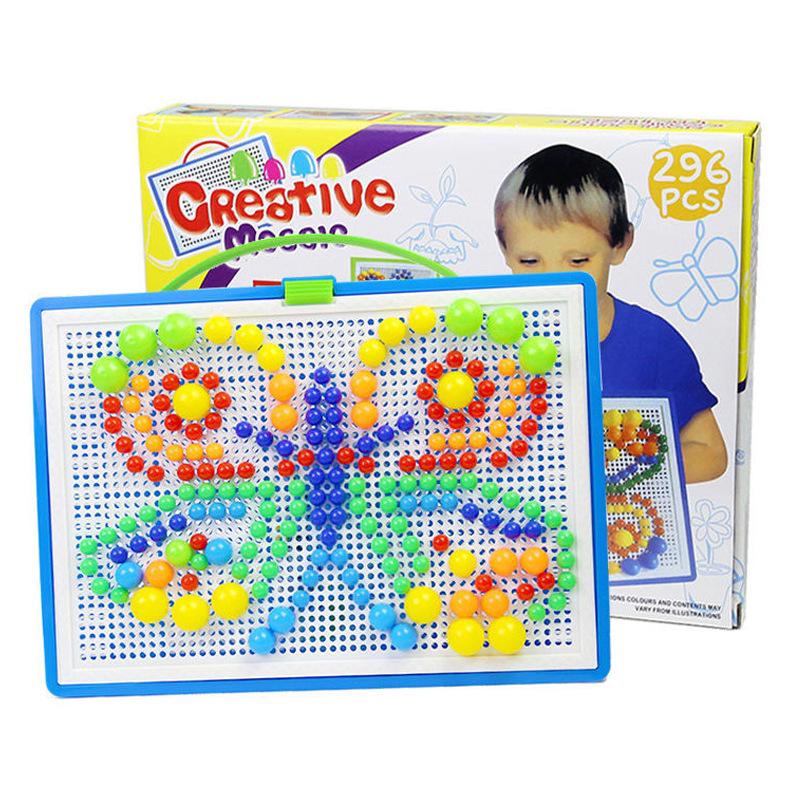 

Дитячі розвиваючі будівельні блоки, головоломка-вкладиш Грибний планшет , вік 3-7 років Approx 23x29cm