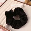 4 pièces Scrunchies pour Cheveux Style Français pour Femmes Cordes Élastiques Douces Scrunchies en Velours Accessoire pour Cheveux