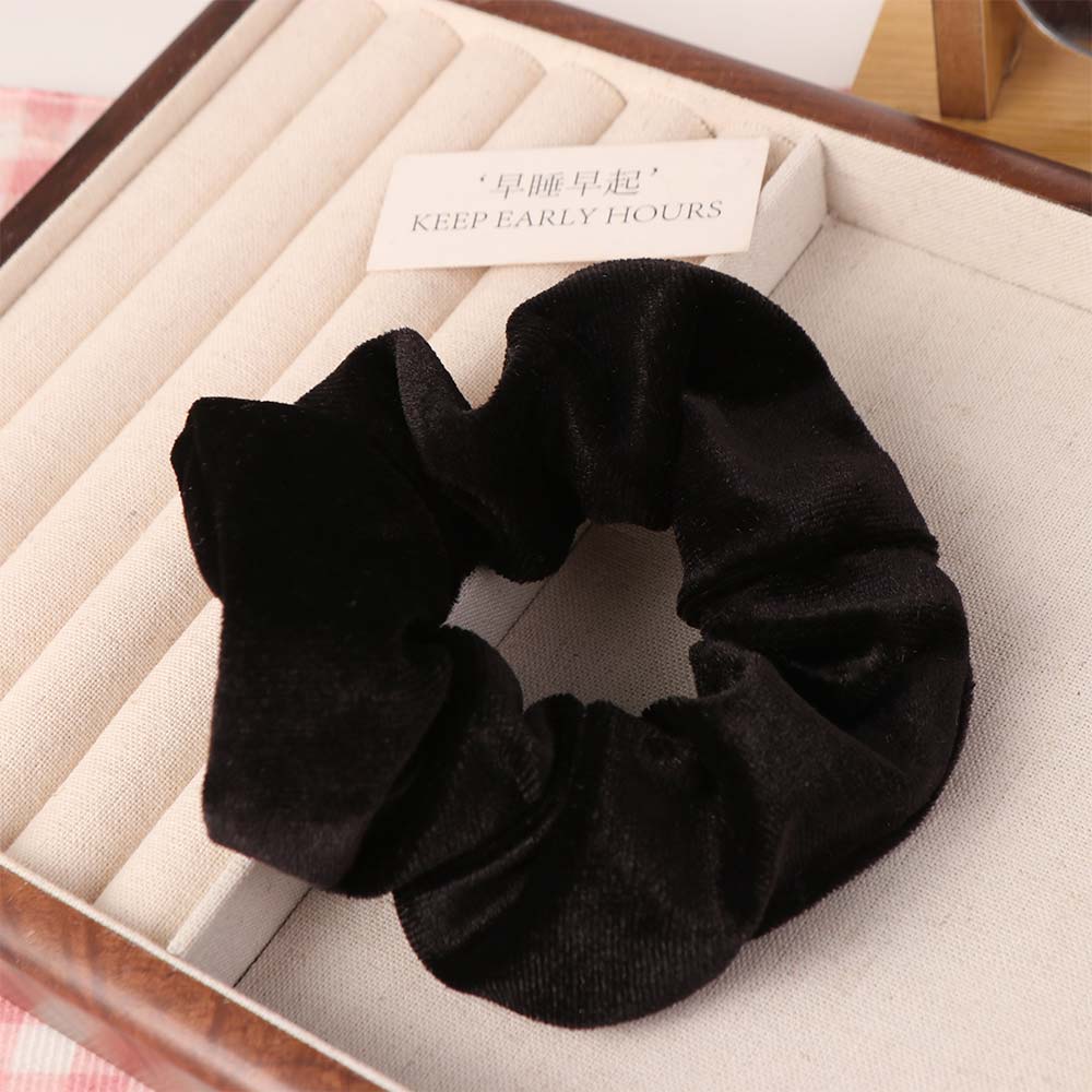 4 pièces Scrunchies pour Cheveux Style Français pour Femmes Cordes Élastiques Douces Scrunchies en Velours Accessoire pour Cheveux