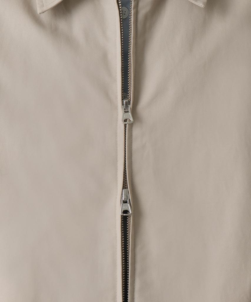 Musinsa Standard Cotton Minimal Blouson Jacket [Light Beige]