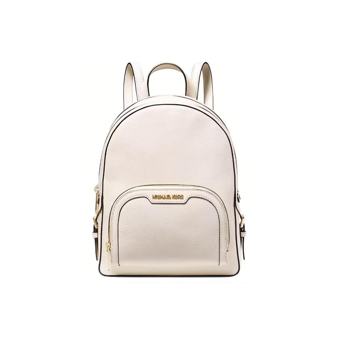 MICHAEL KORS Jaycee Litchi Grain Leather Backpack Medium Womens One Size белый