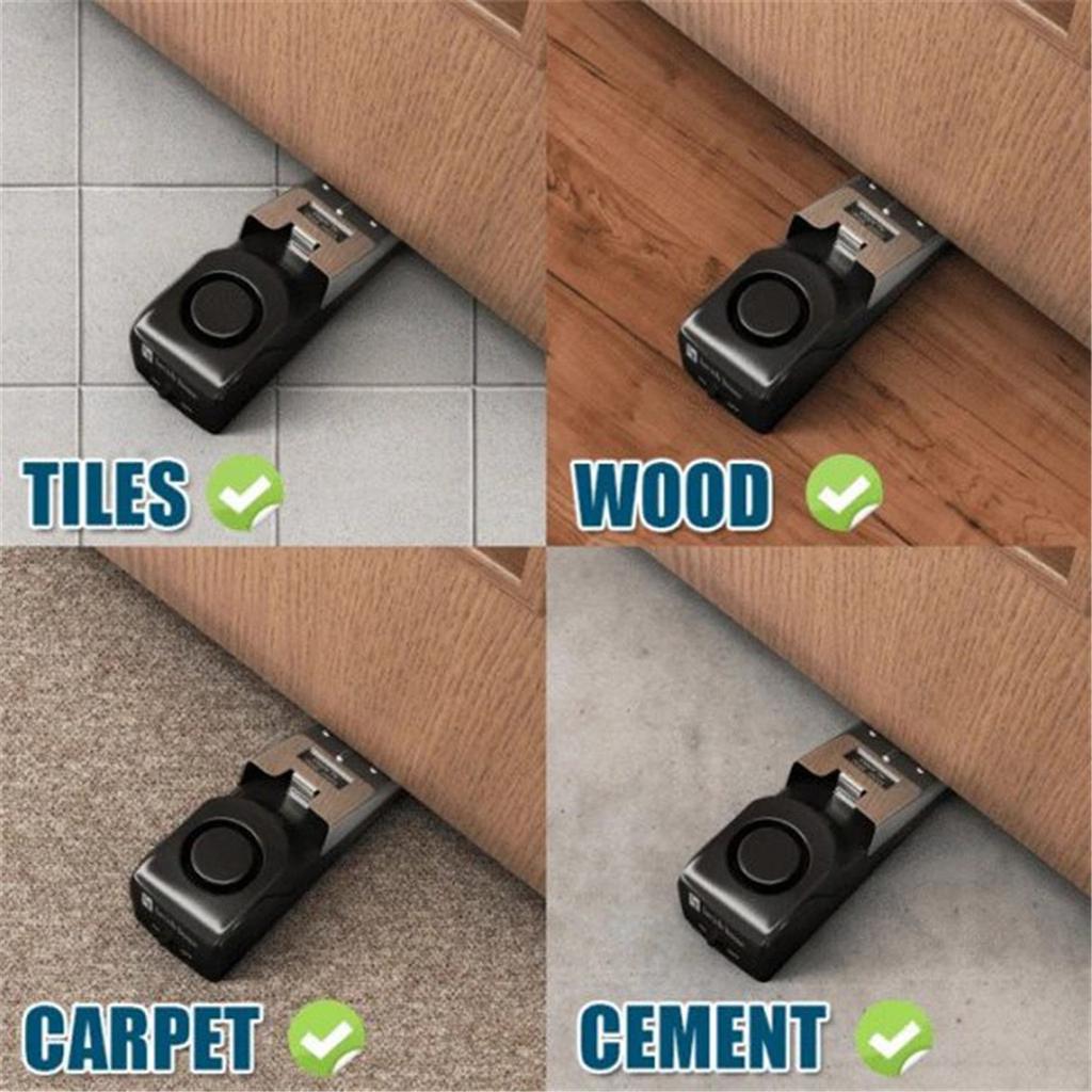 Ears Heaven 120 DB Door Stopper Alarm Alertor Wedge Burglar Intruder