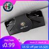 Per Alfa Romeo Custodia per Occhiali da Sole da Cruscotto Clip per Occhiali in Pelle 2025 Interni Auto Per Alfa Romeo 4C 159 166 Spider Giulia 156 M