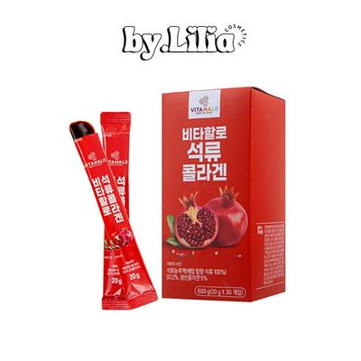 VitaHalo Granatapfel-Kollagen-Sticks – 700 g (30 Stöcke)