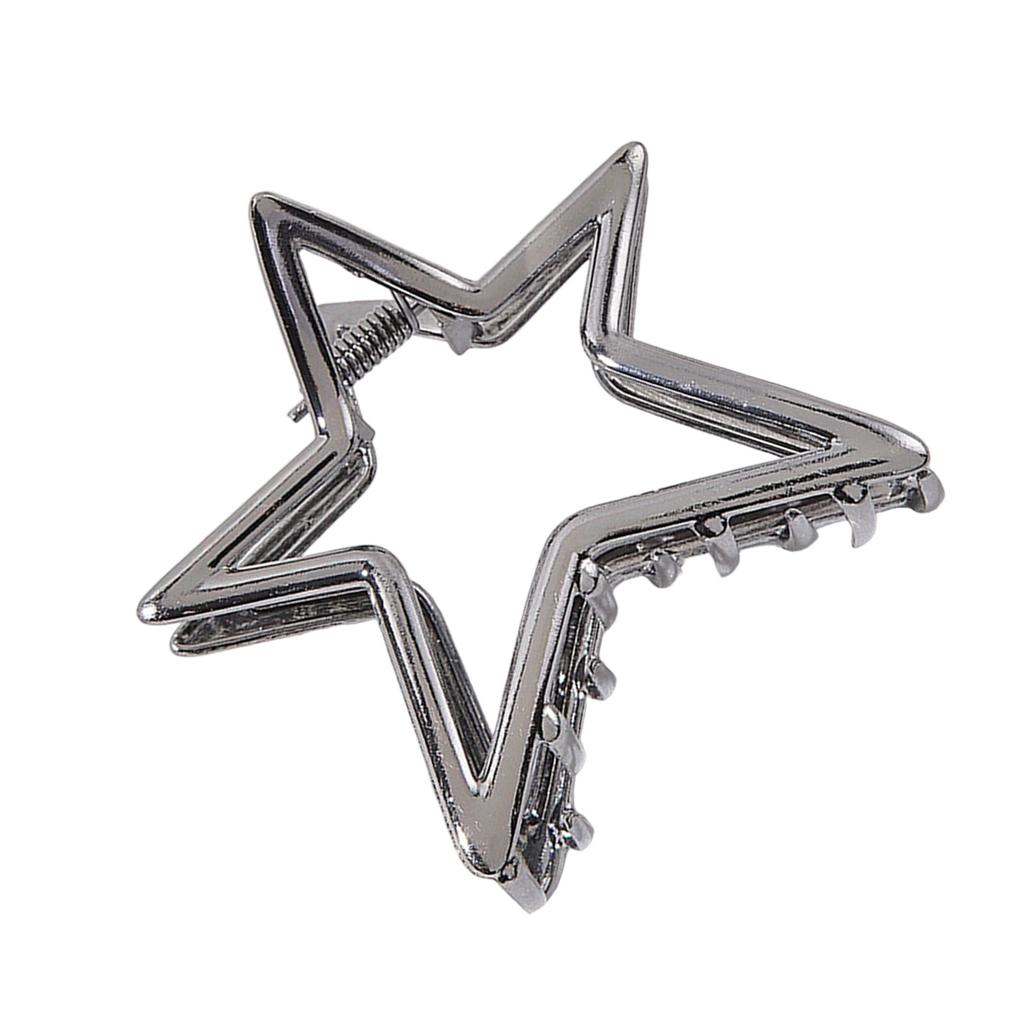 Elegant Hollow Star Hair Clip For Women Practical Metal Hairpins Fashion Hair Accessories For Daily Use And Gift