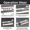4 Digit Pin Code Security Lock Anti-theft Keyless Door Catch Digital Deadbolt Lock  Outdoor