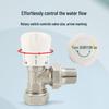 All-Copper 4-Point PPR Thermostatic Angle Valve for Radiator & Underfloor Heating