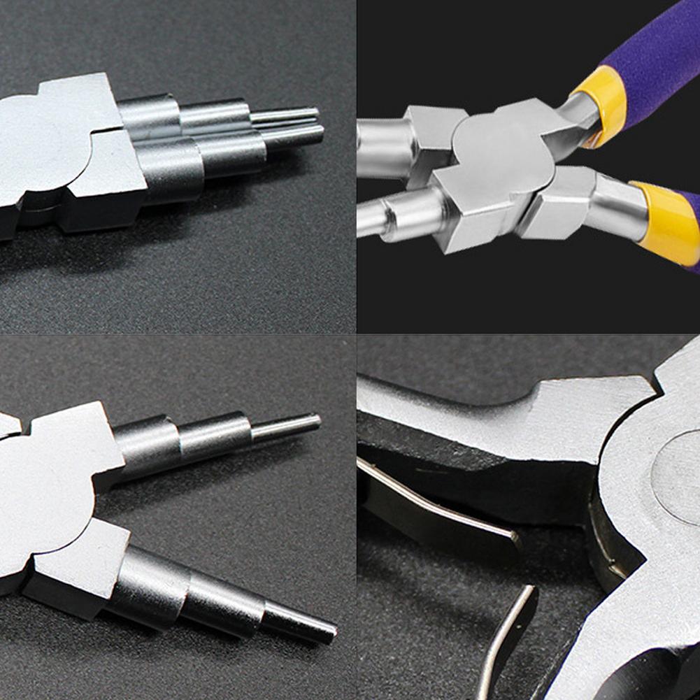 Kleště 6 v 1 pro výrobu šperků, DIY, antikorozní, ruční navíjení, modelovací kleště na šperky, nástroje pro výrobu šperků, ruční kleště