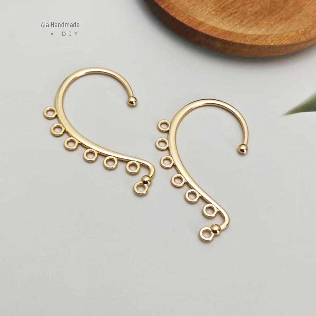 Handmade Ancient-Style Alloy Hairpin & Double Hole Ear Hook Earrings
