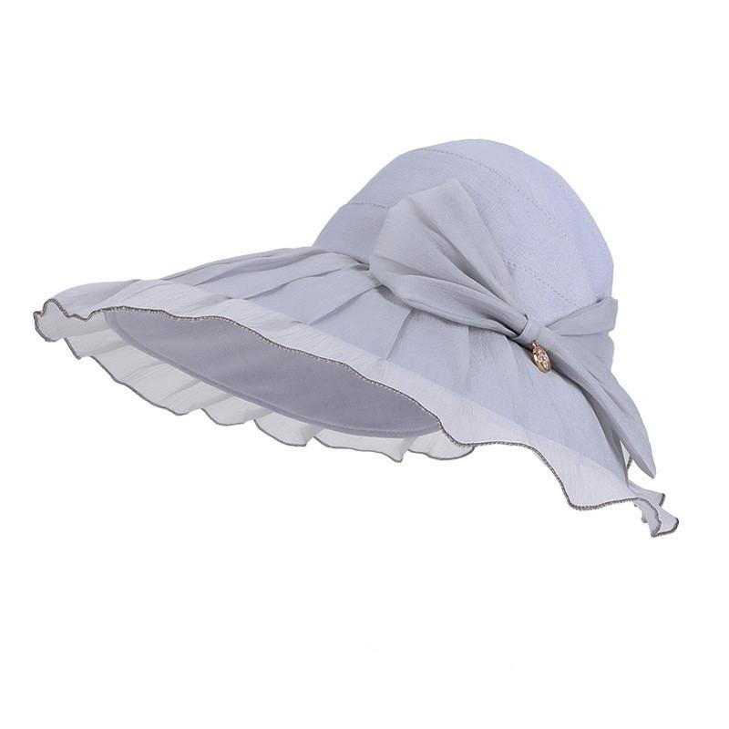 Summer Sun Hat Female Large Brim Foldable Uv Protection Casual Outdoor Accessory