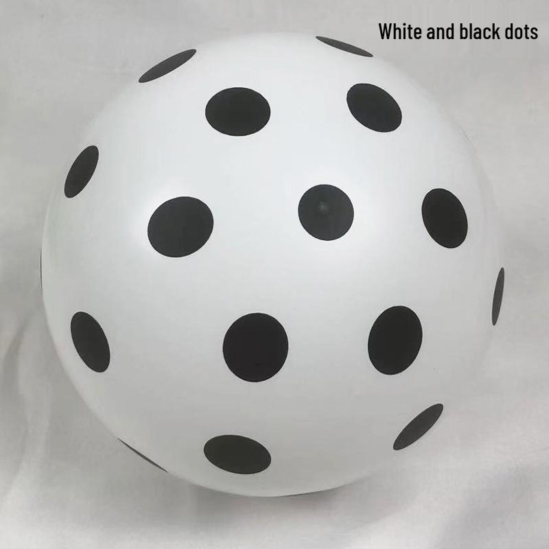 12-Inch Thickened Polka Dot Latex Balloons for Birthday, Party, Wedding, Room Decorations in Candy Colors.