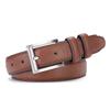 Belt Men'S Alloy Button Head Pin Buckle Belt Casual Men'S Belt Pu Belt