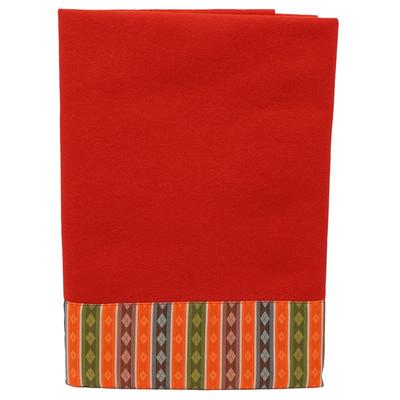 Kyoto Banto Shoten Hina Doll Display 100cm with Ancient Twill Border 30-inch Mat, Wide, Felton/Red, [Hina Doll/Hinamatsuri]