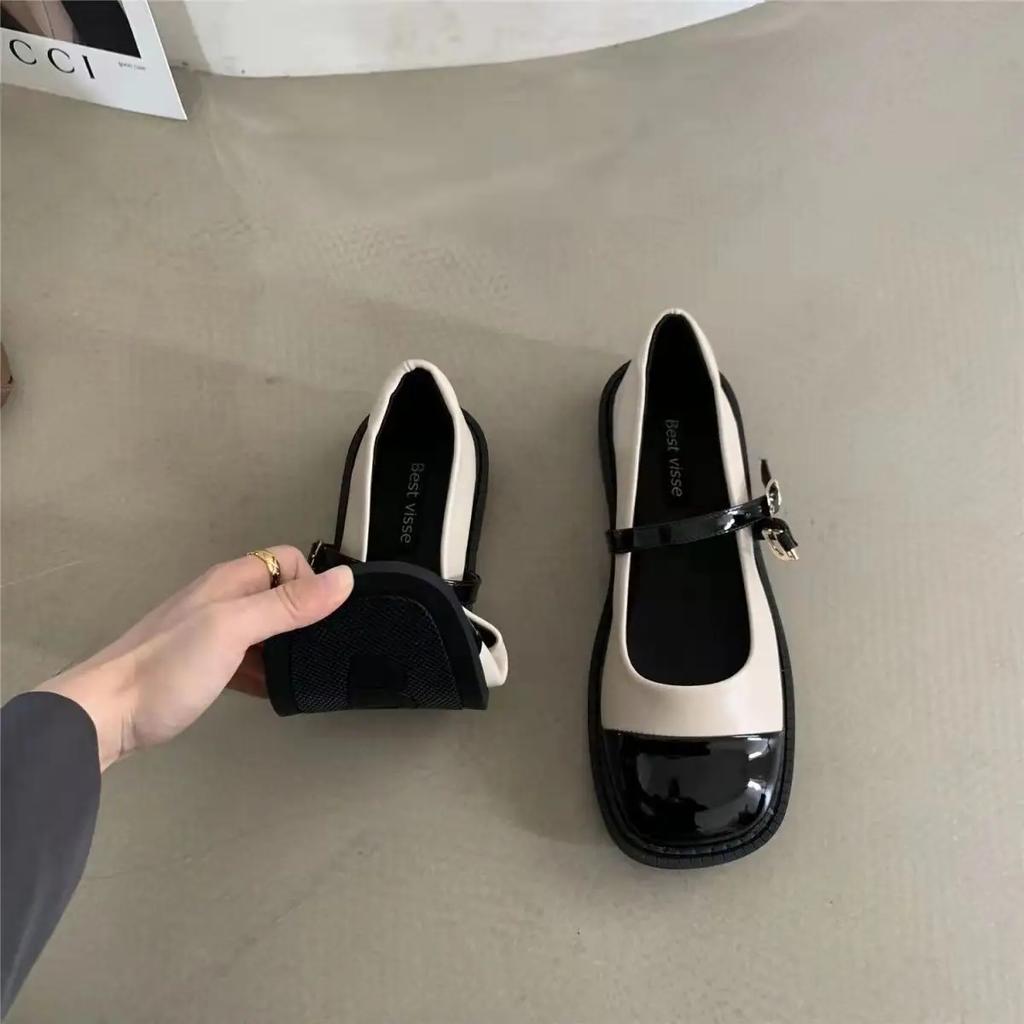 Women Mary Jane Vintage Girls Lolita Shoes Japanese Style College Student British Style Patent Leather Shoes Zapatos De Mujer
