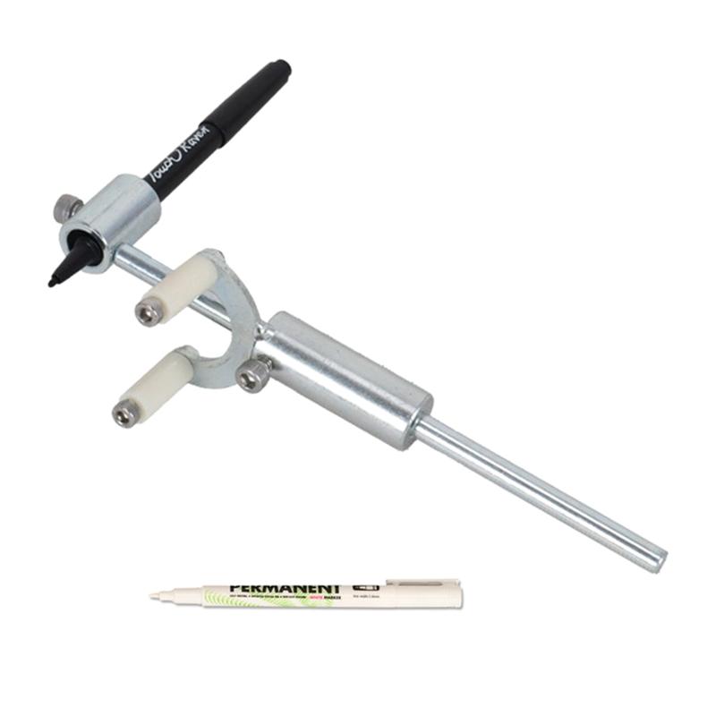 Radaugen Parallel-Anreißer Verstellbar Datenwiederherstellung Lackmarkierungs-Werkzeug Auto-Radaugen Markierungs-Schaber Werkzeuge