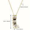Retro Drip Glaze Enamel Teacup Pendant Long Necklace