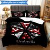 Umbrella Symbol 3pcs K-pop Music Group Bedding set,Ideal for Bedroom, Dormitory,Including Duvet Cover And 2pcs Pillowcases,Fan Gifts