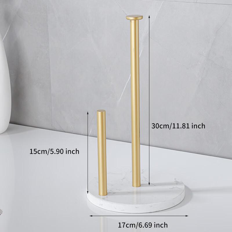 Golden Marble Double Roll Paper Towel Holder