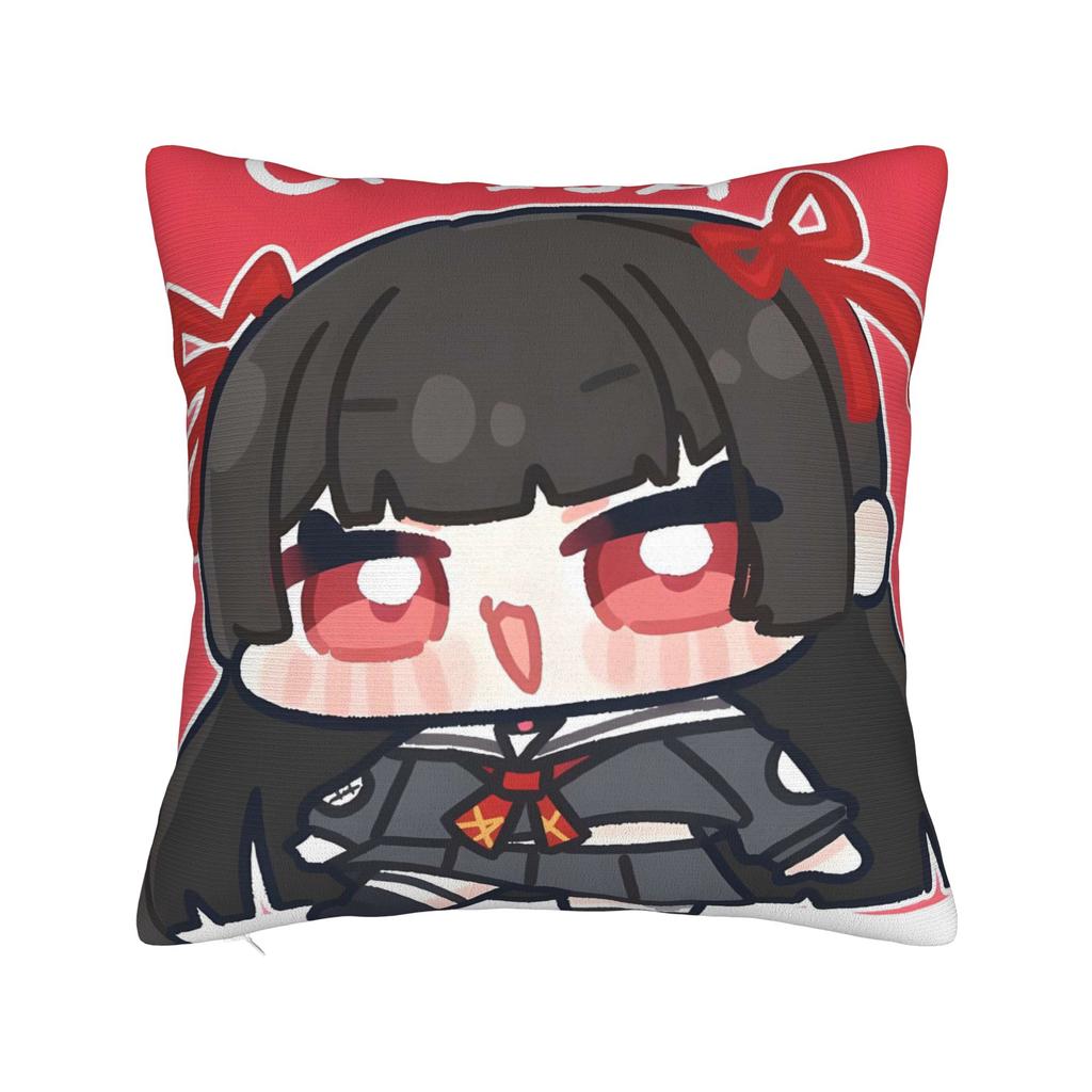 Pillow Cover Wuthering Waves Chisa  Cute Funny Pillow Case For Living Room Sofa Pillowcases
