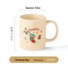 Personalized Christmas Ceramic Mug with Lid and Spoon - Creative Cartoon Design, Perfect for Halloween Gifts