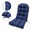 Cuscino per Sedia a Dondolo Adirondack, Spesso 44x20x4 Pollici, Cuscino Alto per Sedia da Patio, Cuscino Impermeabile per Seduta di Mobili da Esterno con Lacci