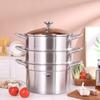 Kambach 3-Layer Large Capacity Steamer Pot