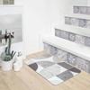 10pcs/set Marble Texture Frosted Tiles Floor Wall Stickers Kitchen Bathroom Ground Wallpaper Non-slip Peel Stick Wall Decals